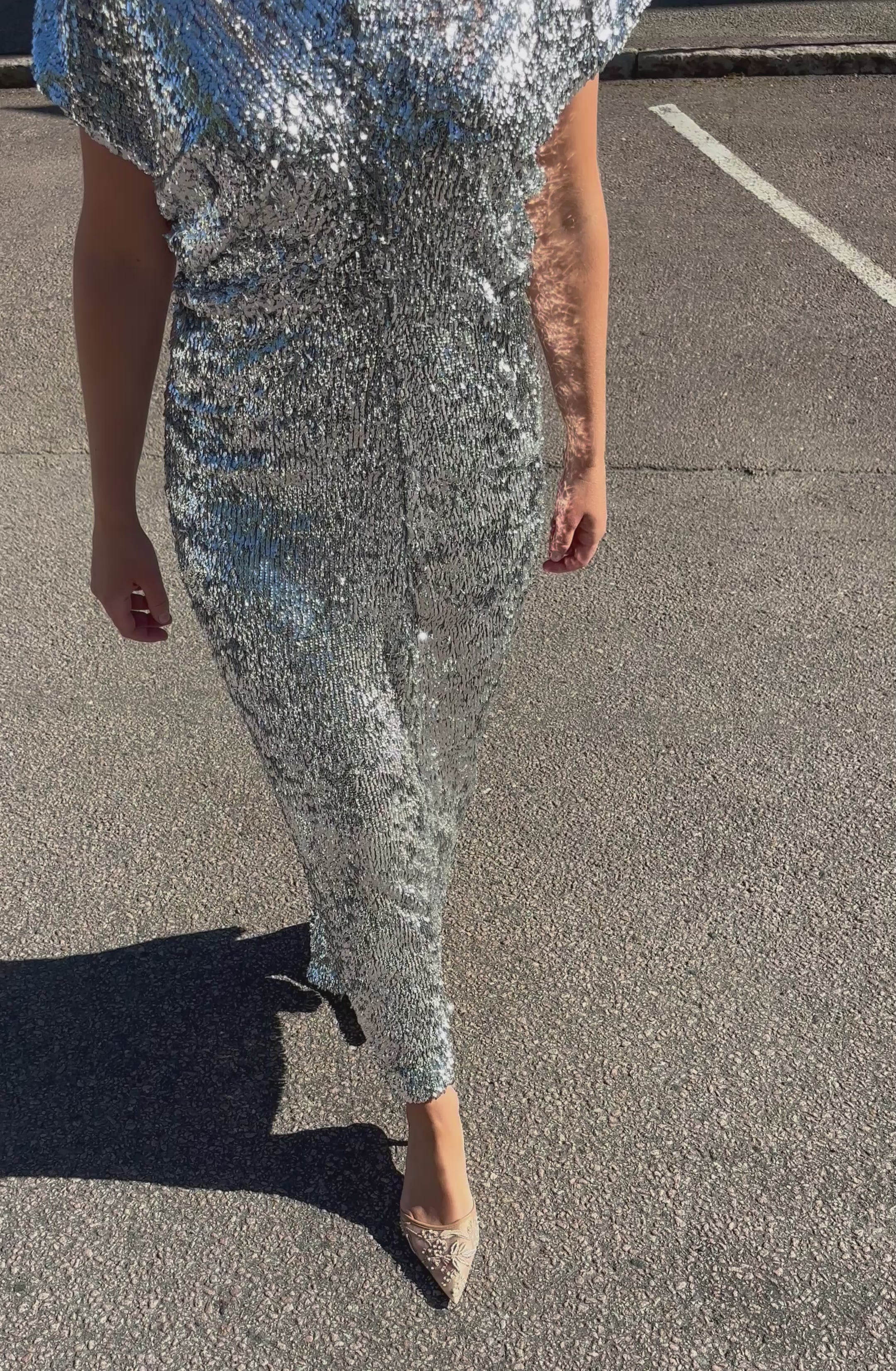 Paljettklänning Maje